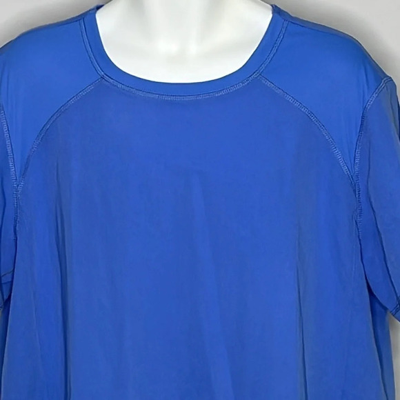 Jaanuu Men's Raglan Sleeve Top in Ceil Blue - Size 1X - Picture 3 of 8